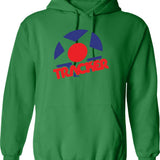 Tracker Trucks Vintage Logo Classic Graphic Pullover Hoodie - Green