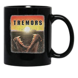 Tremors Distressed Mover Photographic Print Black Coffee Mug, Gift Coffee Mug - Black