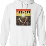 Tremors Distressed Mover Photographic Print Graphic Pullover Hoodie - White