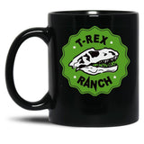 Trex Ranch Slim Black Coffee Mug, Gift Coffee Mug