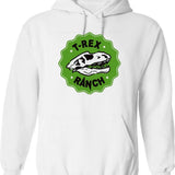 Trex Ranch Slim Graphic Pullover Hoodie - White