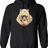 Tuscan Raider Classic Graphic Pullover Hoodie - Black