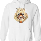 Tuscan Raider Classic Graphic Pullover Hoodie - White