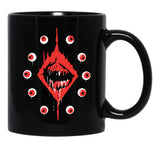 Ultrakill Eyeballs Black Coffee Mug, Gift Coffee Mug - Black