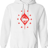 Ultrakill Eyeballs Graphic Pullover Hoodie - White
