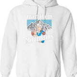 Uncle-Rico-Over-Them-Mountains-Hoodie-W Graphic Pullover Hoodie - White