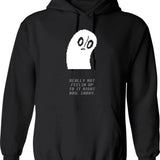 Undertale - Napstablook Graphic Pullover Hoodie - Black