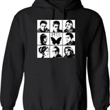 Until Dawn - Main Characters Classic Graphic Pullover Hoodie - Black