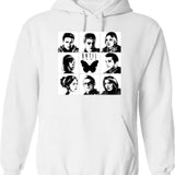 Until Dawn - Main Characters Classic Graphic Pullover Hoodie - White