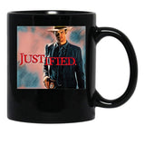 Vabeve Justified Raylan Givens Graphic Design Black Coffee Mug, Gift Coffee Mug - Black
