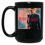 Vabeve Justified Raylan Givens Graphic Design Black Coffee Mug, Gift Coffee Mug - Black