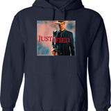 Vabeve Justified Raylan Givens Graphic Design Graphic Pullover Hoodie - Navy