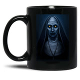 Valak Painting Black Coffee Mug, Gift Coffee Mug