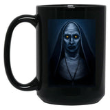 Valak Painting Black Coffee Mug, Gift Coffee Mug - Black