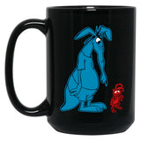 Vatadi Ant and Aardvark Black Coffee Mug, Gift Coffee Mug - Black