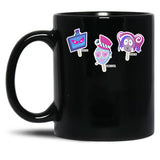 Vees Vox Valentino Velvet Hazbin Hotel - Popsicle Classic Black Coffee Mug, Gift Coffee Mug