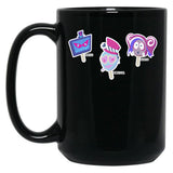 Vees Vox Valentino Velvet Hazbin Hotel - Popsicle Classic Black Coffee Mug, Gift Coffee Mug - Black