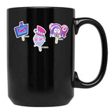 Vees Vox Valentino Velvet Hazbin Hotel - Popsicle Classic Black Coffee Mug, Gift Coffee Mug