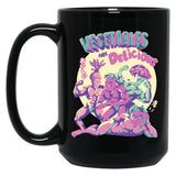Vegetables Are Delicious Black Coffee Mug, Gift Coffee Mug - Black