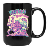 Vegetables Are Delicious Black Coffee Mug, Gift Coffee Mug