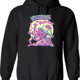 Vegetables Are Delicious Graphic Pullover Hoodie - Black