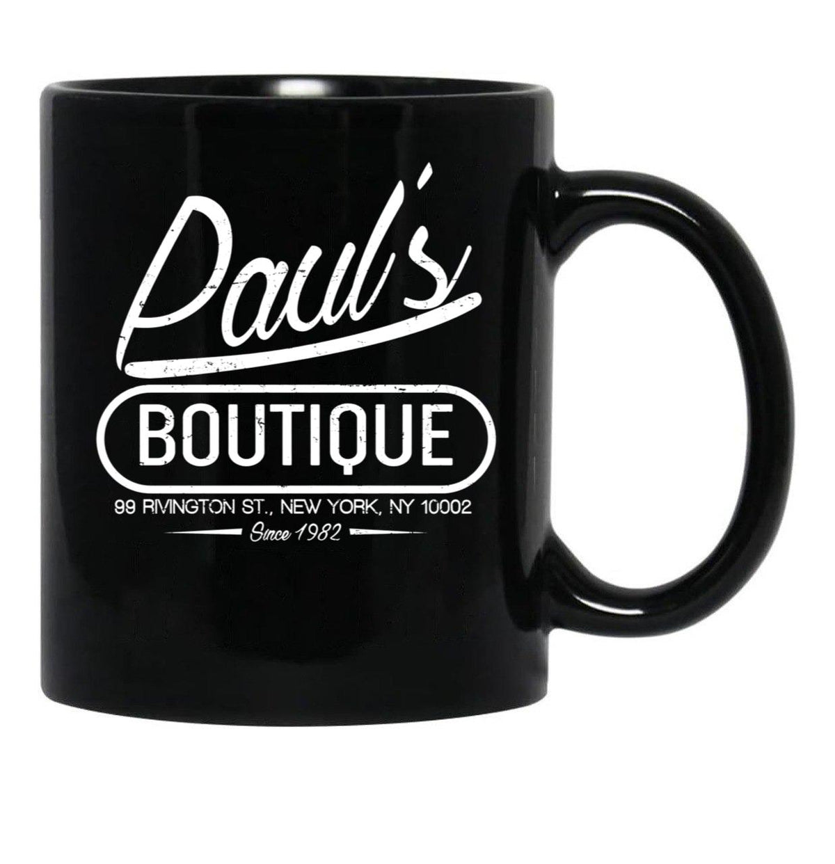 Vintage Paul's Boutique Black Coffee Mug, Gift Coffee Mug - Black