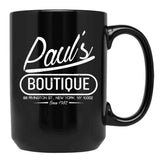 Vintage Paul's Boutique Black Coffee Mug, Gift Coffee Mug