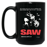 Vintage Saw 2004 Movie Promo Essential Black Coffee Mug, Gift Coffee Mug - Black