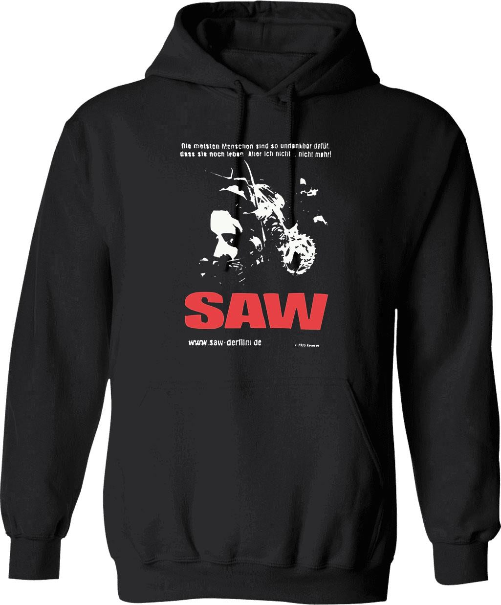 Vintage Saw 2004 Movie Promo Essential Graphic Pullover Hoodie - Black