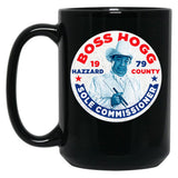 Vote Boss Hogg Dukes of Hazzard Black Coffee Mug, Gift Coffee Mug - Black