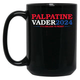 Vote Palpatine Vader 2024 Black Coffee Mug, Gift Coffee Mug - Black