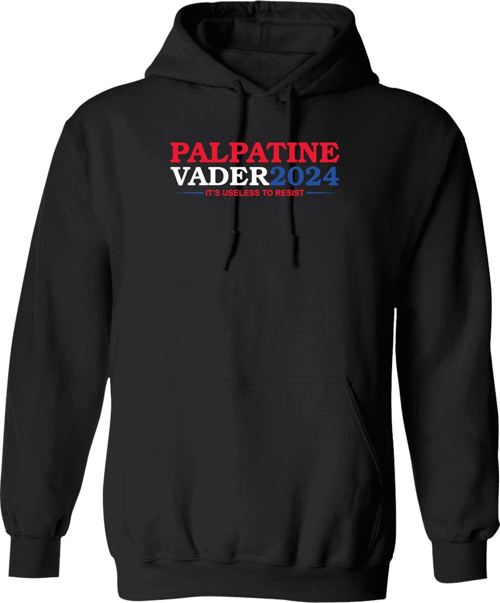 Vote Palpatine Vader 2024 Graphic Pullover Hoodie - Black