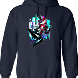 Vox Hazbin Hotel Essential Graphic Pullover Hoodie - Navy