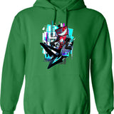Vox Hazbin Hotel Essential Graphic Pullover Hoodie - Green