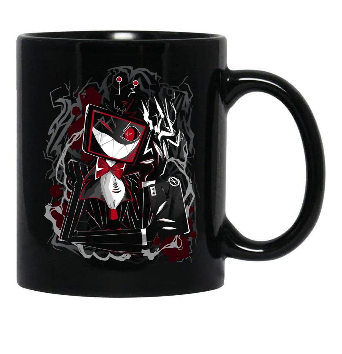 Vox Hazbin Hotel Design Essential Essential Black Coffee Mug, Gift Coffee Mug - Black