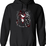 Vox Hazbin Hotel Hoodie Design Essential Essential Graphic Pullover Hoodie - Black