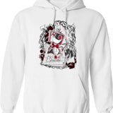 Vox Hazbin Hotel Hoodie Design Essential Essential Graphic Pullover Hoodie - White