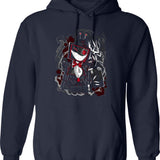 Vox Hazbin Hotel Hoodie Design Essential Essential Graphic Pullover Hoodie - Navy