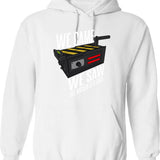 We Came We Saw We Kicked Its Ass Graphic Pullover Hoodie - White