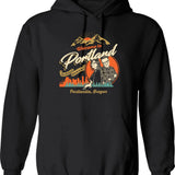 Welcome to Portlandia Graphic Pullover Hoodie - Black