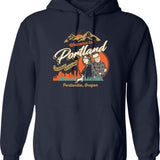 Welcome to Portlandia Graphic Pullover Hoodie - Navy