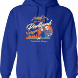 Welcome to Portlandia Graphic Pullover Hoodie - Blue