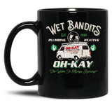 Wet Bandits Plumbing Heating Dks 3 Black Coffee Mug, Gift Coffee Mug