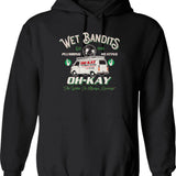 Wet Bandits Plumbing Heating Dks 3 Graphic Pullover Hoodie - Black