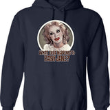 What Ever Happened To Baby Jane Graphic Pullover Hoodie - Navy