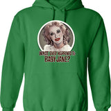 What Ever Happened To Baby Jane Graphic Pullover Hoodie - Green