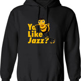 Ya Like Jazz Bee Movie Graphic Pullover Hoodie - Black