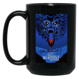 an American Werewolf in London Black Coffee Mug, Gift Coffee Mug - Black