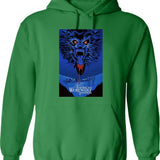 an American Werewolf in London Graphic Pullover Hoodie - Green
