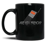 are You French Insym Phasmophobia Funny Black Coffee Mug, Gift Coffee Mug